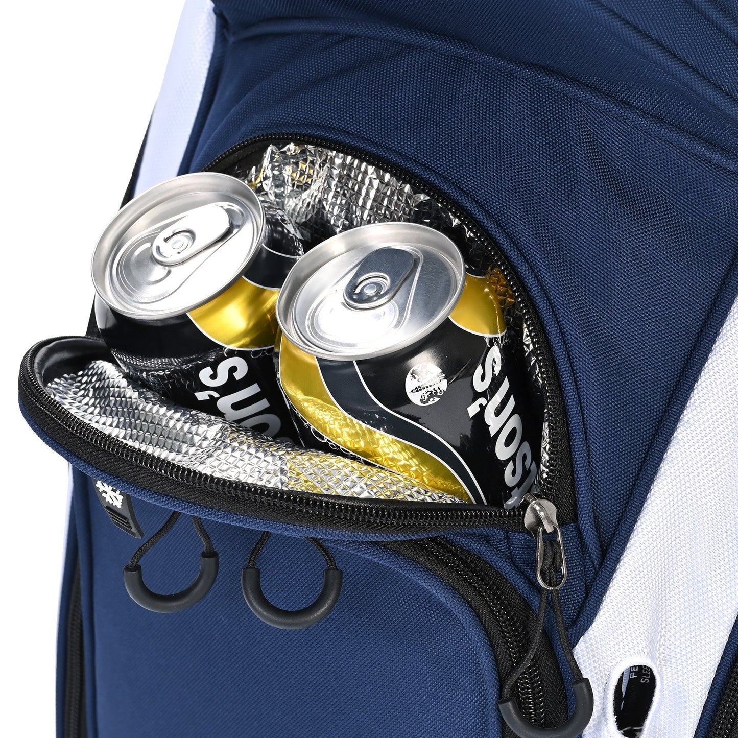 uniHimal Silence 001 Quiet Soundles 14 Way Organizer Dividers Golf Cart Bag Blue Red