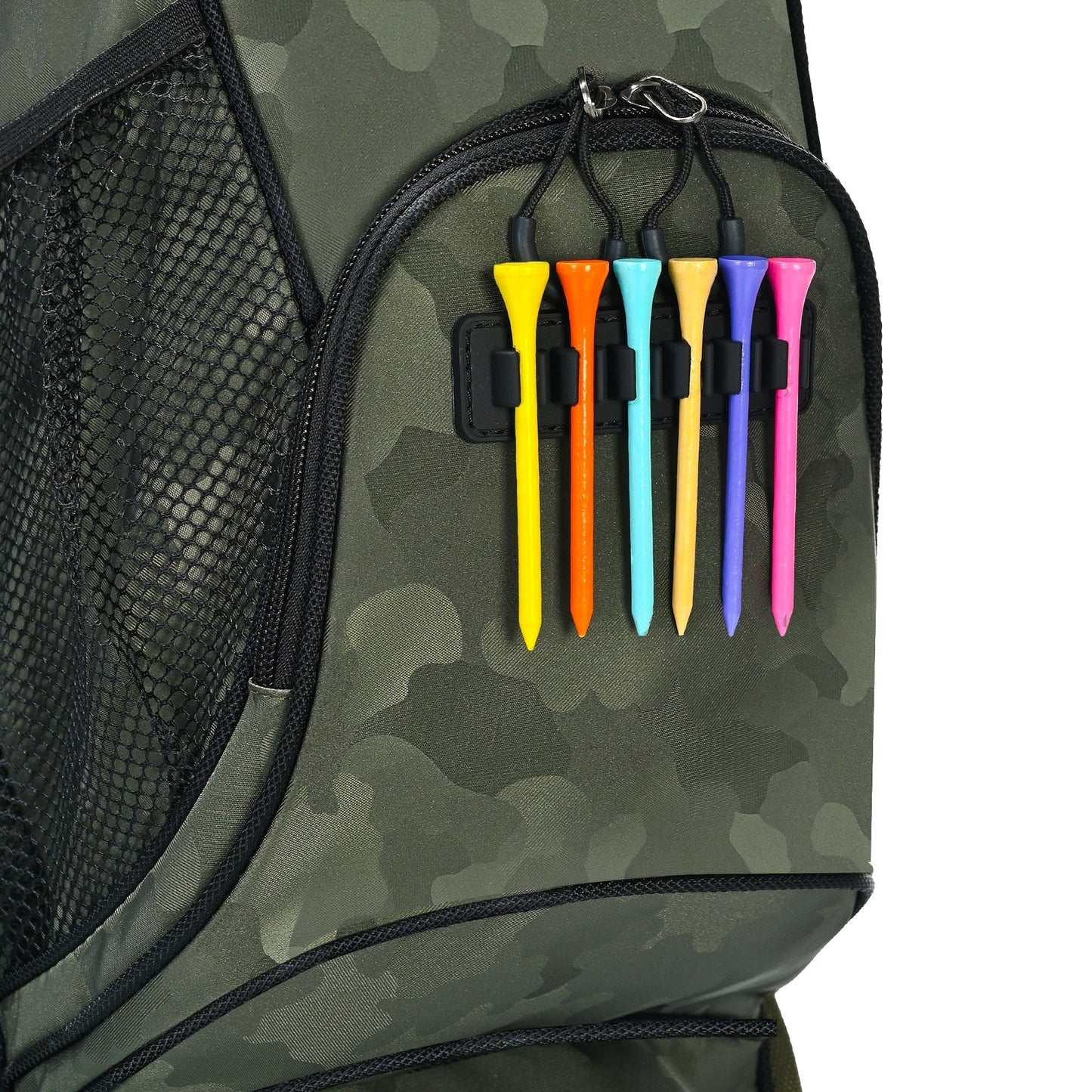 uniHimal Silence 001 Quiet Soundles 14 Way Organizer Dividers Golf Cart Bag Camo