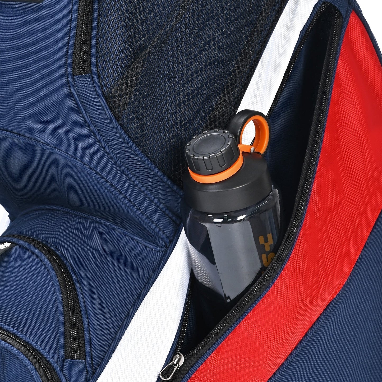 uniHimal Silence 001 Quiet Soundles 14 Way Organizer Dividers Golf Cart Bag Blue Red