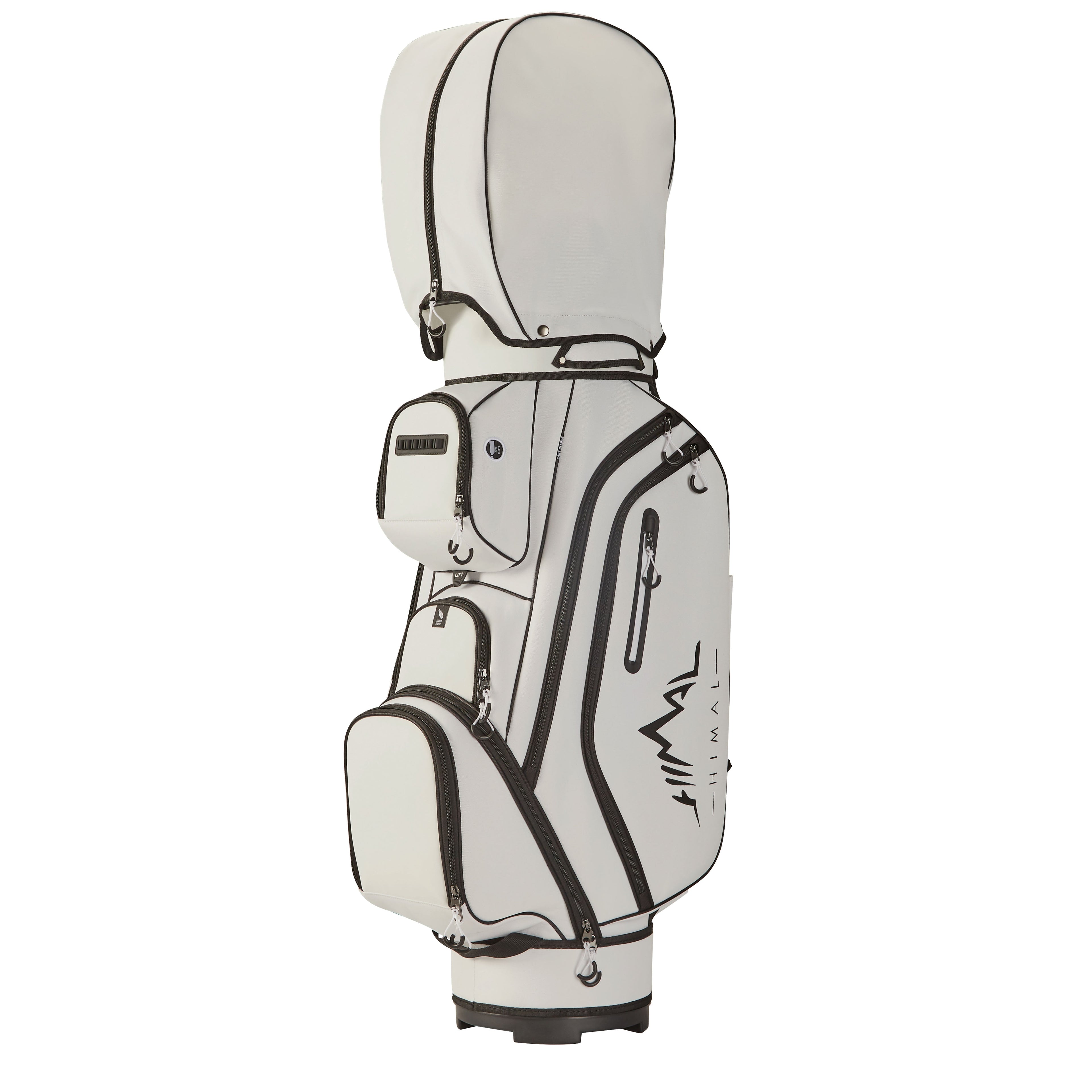 14-Way Golf Cart Bag Pro-Black White