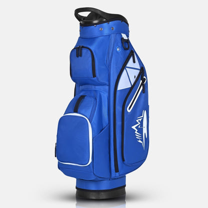 uniHimal Silence 002 Quiet Soundless 15 Way Organizer Dividers Golf Cart Bag Blue