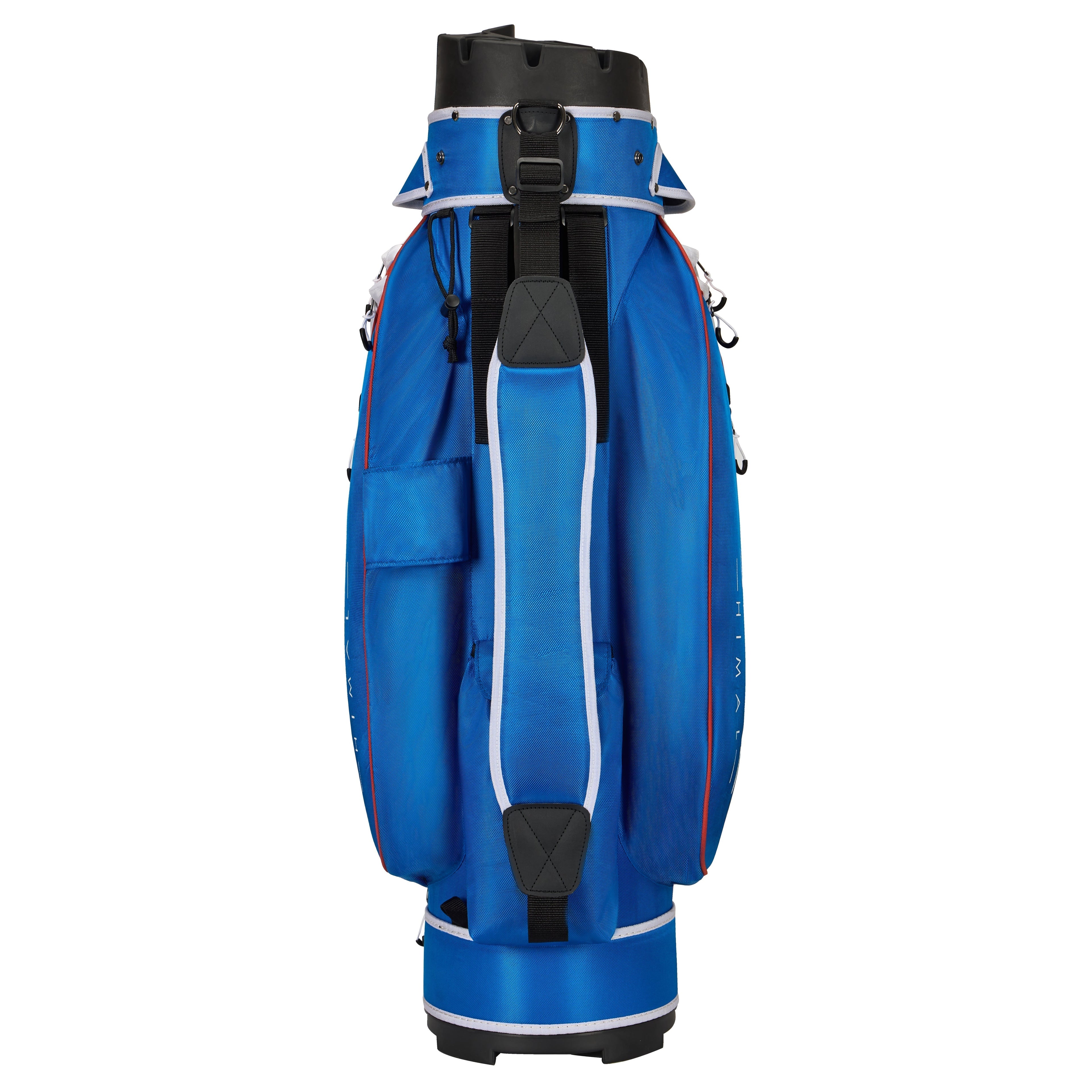 14-Way Golf Cart Bag Pro-Blue White