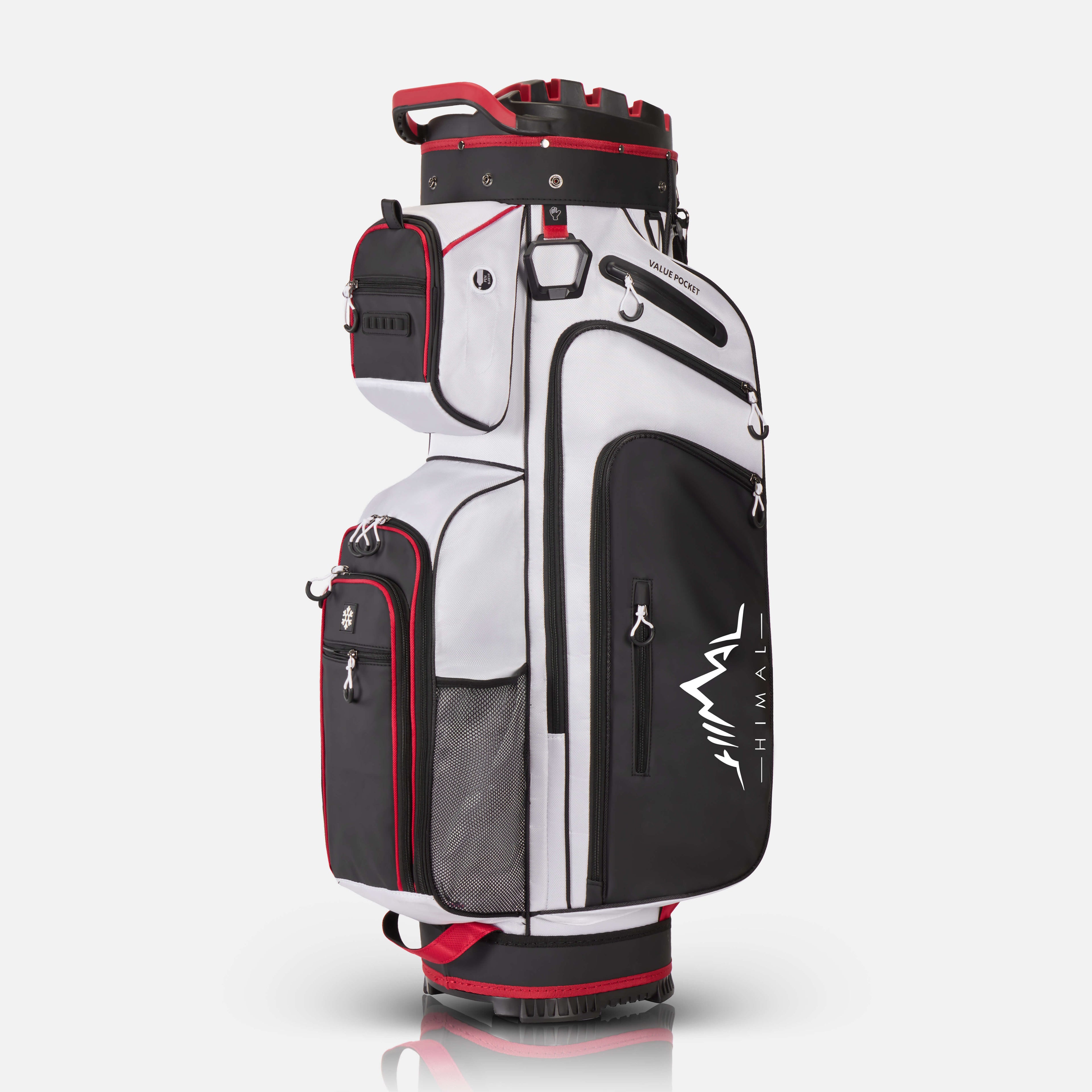 14-Way Full-Length Divider Golf Cart Bag-White