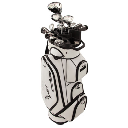 14-Way Golf Cart Bag Pro-Black White