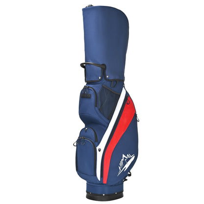 uniHimal Silence 001 Quiet Soundles 14 Way Organizer Dividers Golf Cart Bag Blue Red