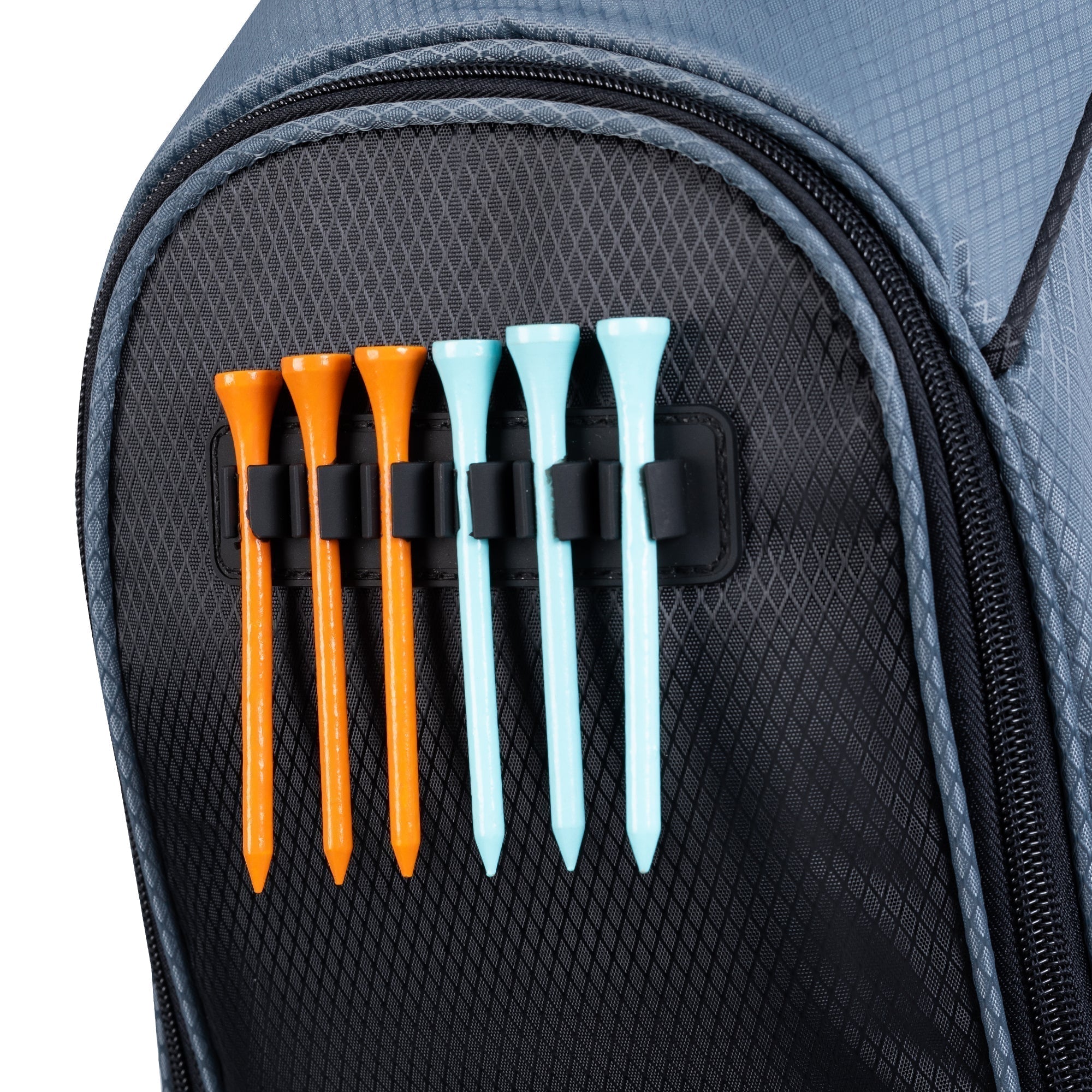 14-Way Golf Cart Bag with Organizer Divider-Black Foggy Blue