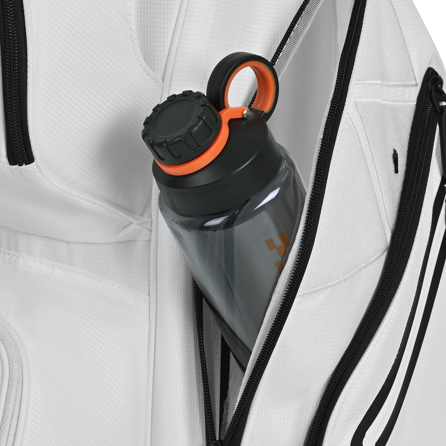 uniHimal Silence 002 Quiet Soundless 15 Way Organizer Dividers Golf Cart Bag White