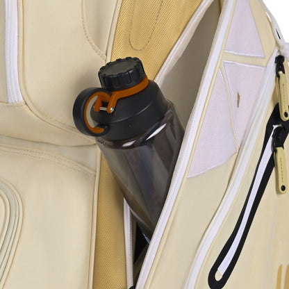uniHimal Silence 002 Quiet Soundless 15 Way Organizer Dividers Golf Cart Bag Beige