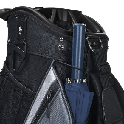 uniHimal Silence 001 Quiet Soundles 14 Way Organizer Dividers Golf Cart Bag Black