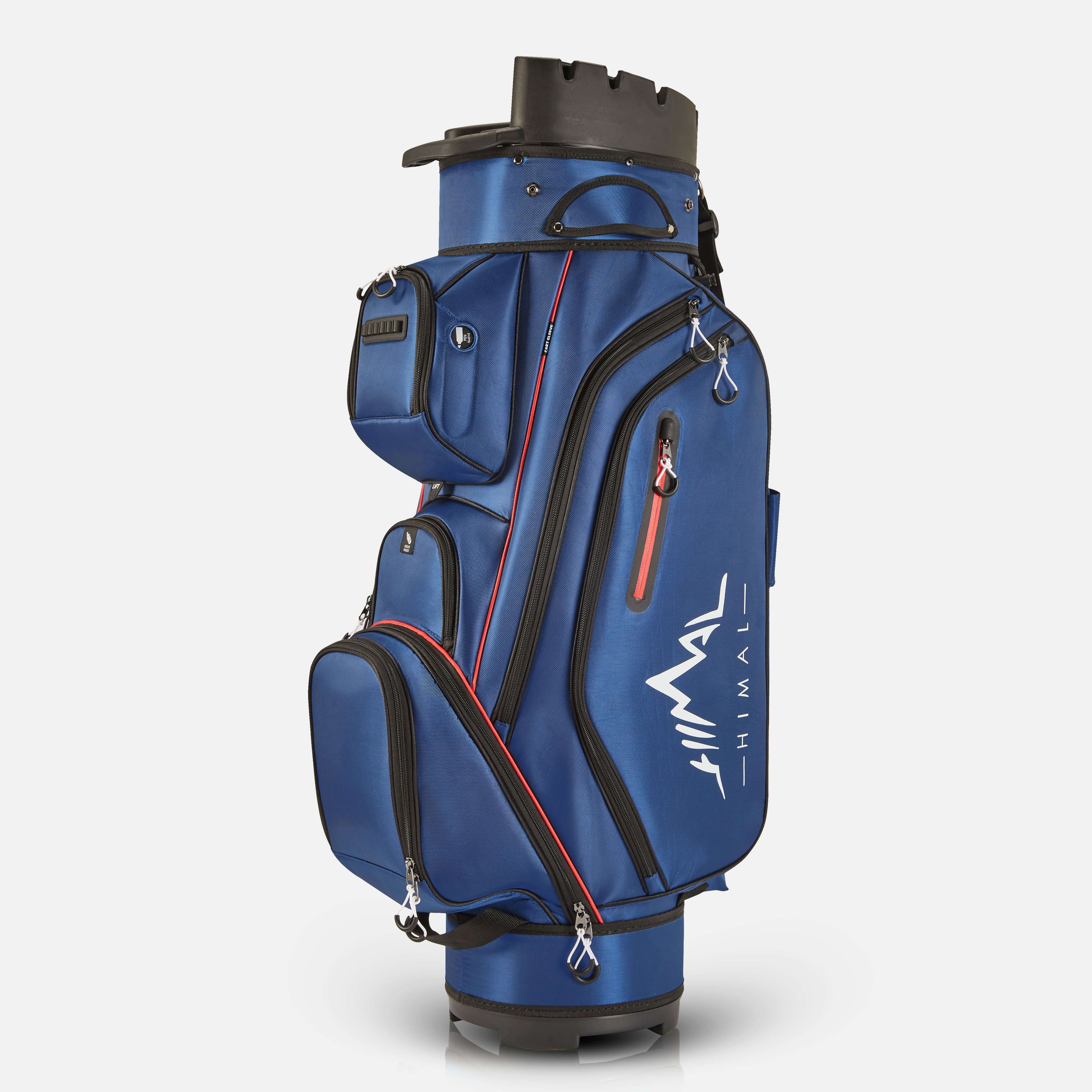 14-Way Golf Cart Bag Pro-Navy Blue