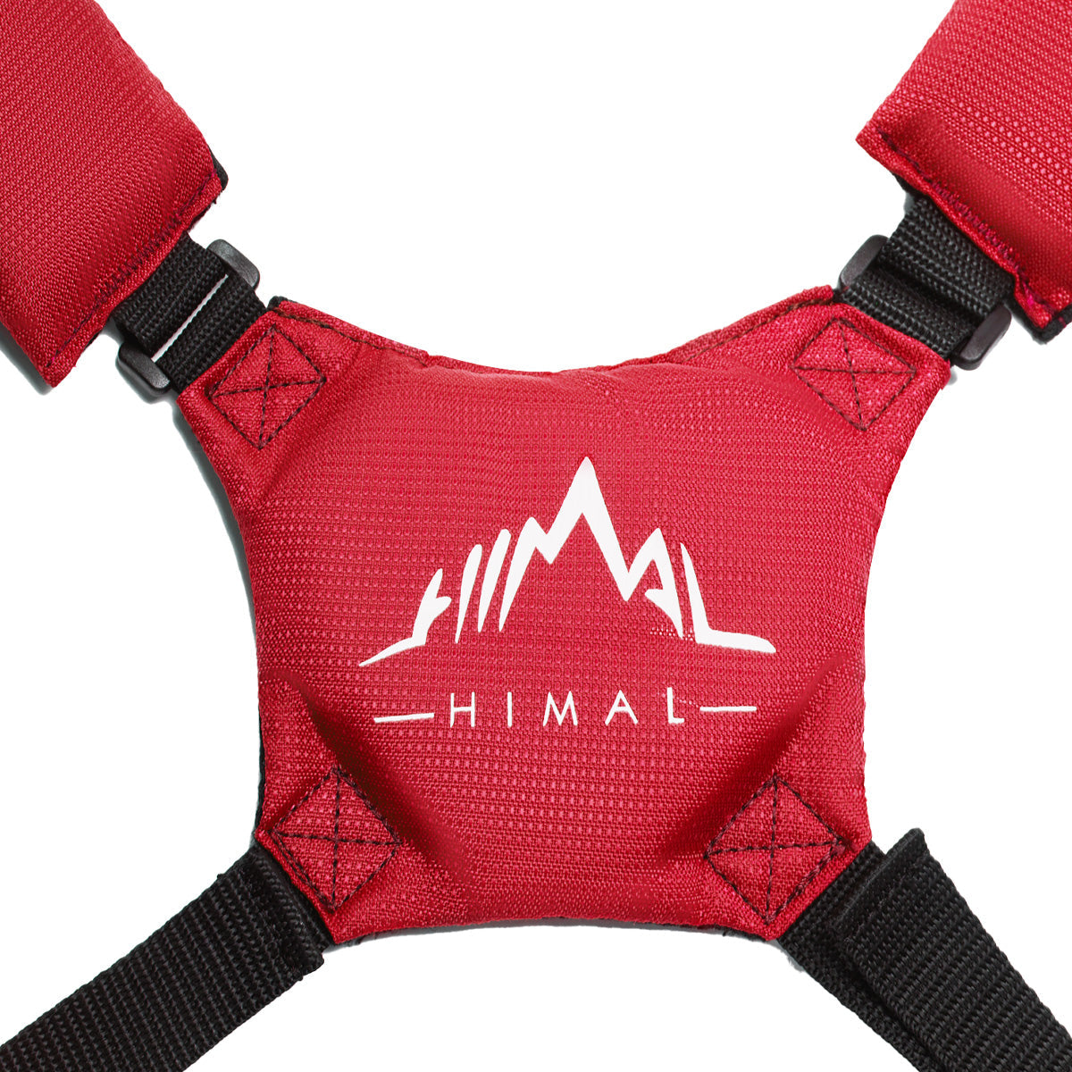 4-Way Full-Length Golf Stand Bag-Bright Red White