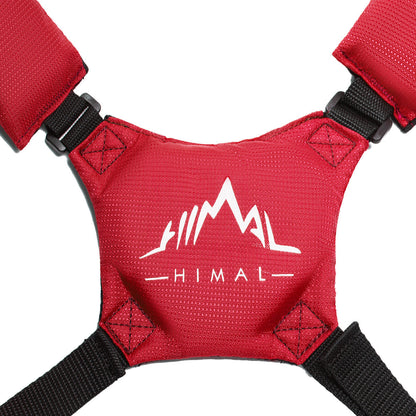 4-Way Full-Length Golf Stand Bag-Bright Red White