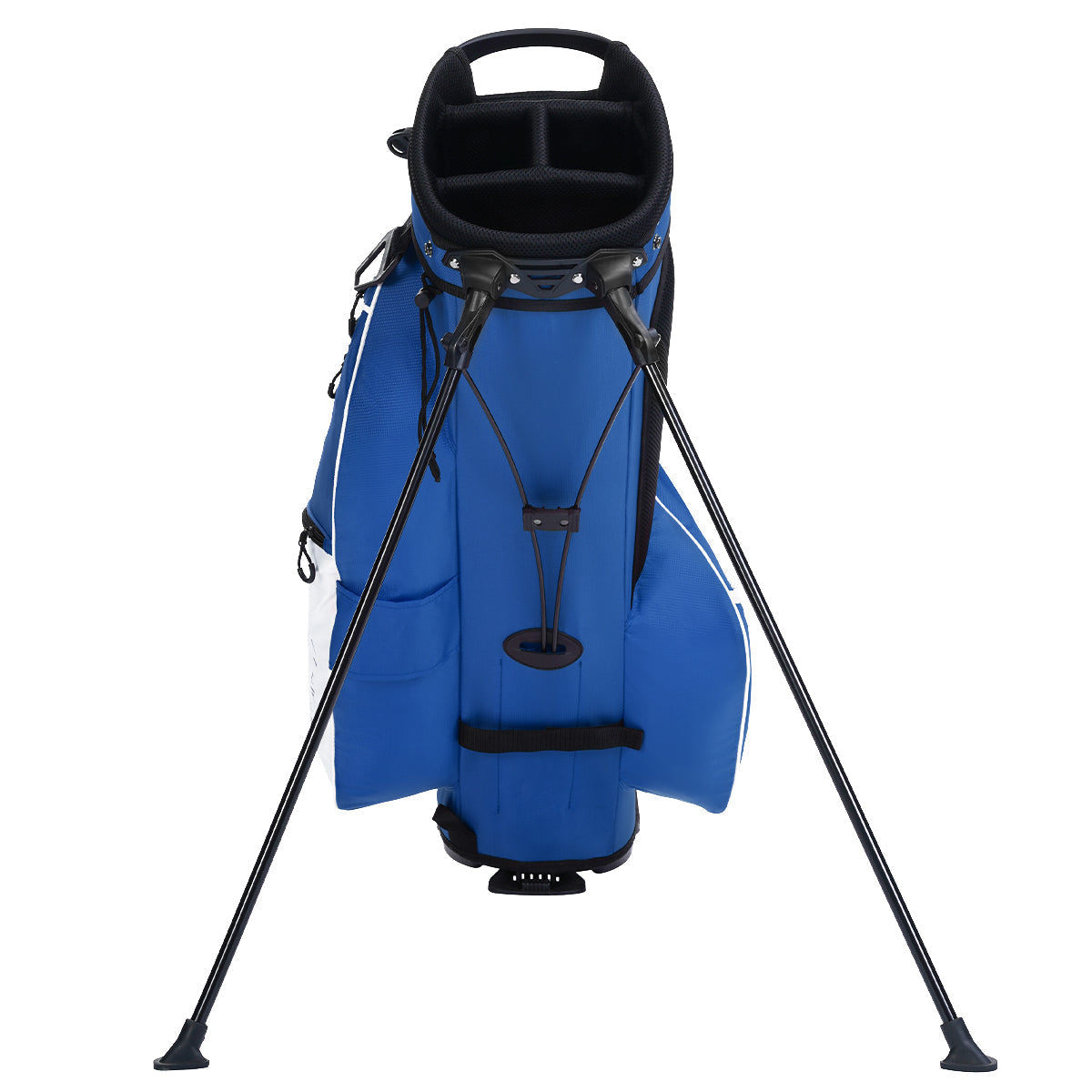 4-Way Full-Length Golf Stand Bag-Royal Blue White