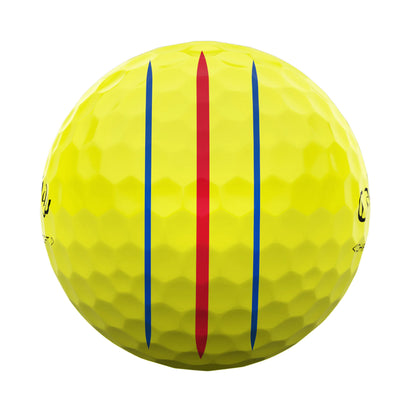 Callaway Chrome Soft Triple Track Golf Balls - Yellow