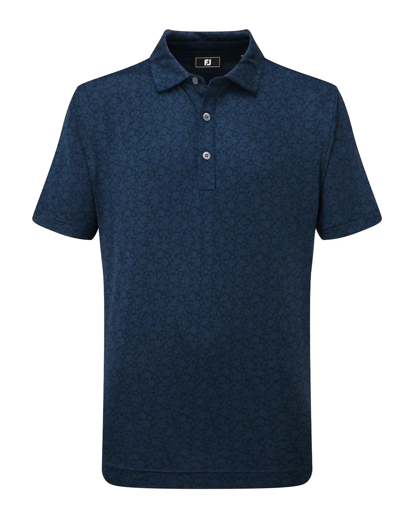 FootJoy Junior Painted Floral Lisle Golf Polo
